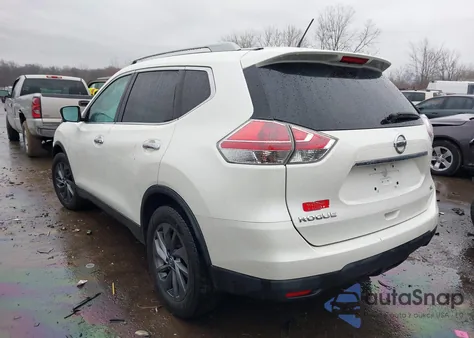 2016 Nissan Rogue Sl из США, поврежденный, VIN 5N1AT2MT7GC792339